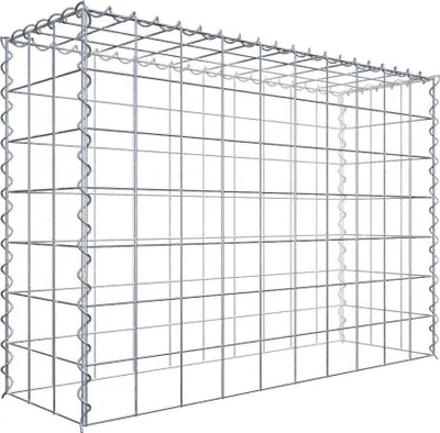 Produktbild von Anbaugabione Typ 3 100 cm x 70 cm x 30 cm (L x H x T), Maschenweite 10 cm x 10 cm, Spirale