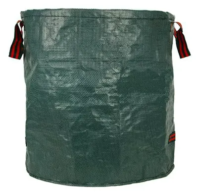 Produktbild von Laubfangsack 13/32/72 Gallonen, wiederverwendbarer Gartenabfallsack, robuster, aufrechter Laubsammler mit 4 Griffen für die Rasen- und Gartenpflege (XL)