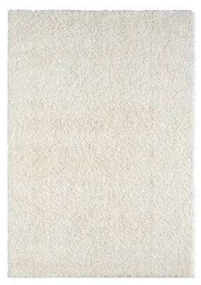 Obrázok produktu pre MY-RUG Koberec s vysokým vlasom Shaggy Star, 230x160, biely, mierne lesklý, extra nadýchaný, obdĺžnikový