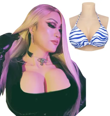 Image de Plaque de silicone pour tétons - Bonnet C à G pour personnes pratiquant le crossdressing