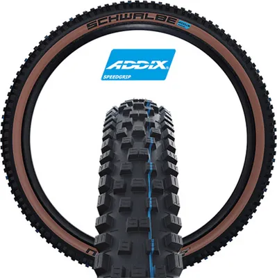 Produktbild von Schwalbe 60-584 Nobby Nic Evolution Super Ground SnakeSkin TLE E-50 Falt Addix Speedgrip bronze-ski