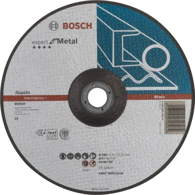 Produktbild von Bosch Trennscheibe gekröpft Expert for Metal - Rapido AS 46 T BF 230 22,23 1,9 mm - 2608603404
