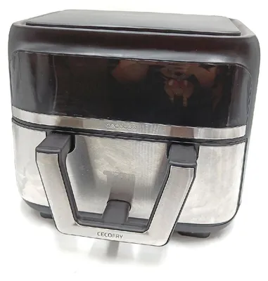 Image de Cecotec Friteuse à air chaud 9 litres Cecofry Dual 9000 numérique Chaleur Appareil de table Aides culinaires Paquet de puissance Smart
