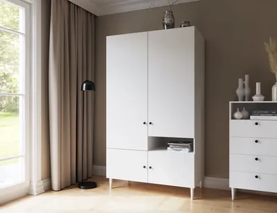 Zdjęcie produktu dla Szafa DULLUM 120x205cm, biała