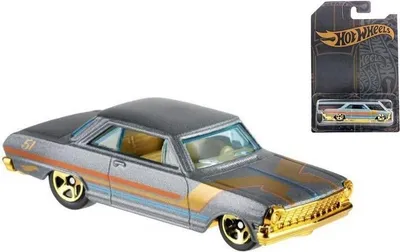 Obrázok produktu pre Angličák Hot Wheels Satin and Chrome 63 Chevy II GHH73