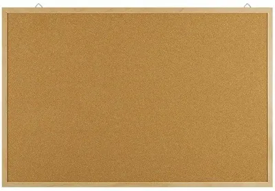 Produktbild von Famanu Kork-Pinnwand 60 x 40 cm – Rechteckig mit Holzrahmen