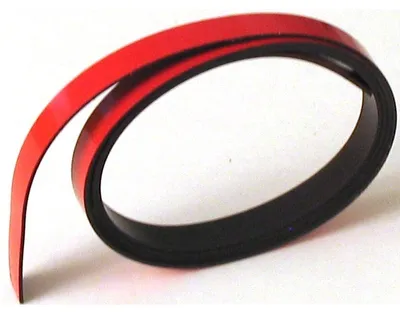 Produktbild von Magnetisches Band 1000x9x1mm rot