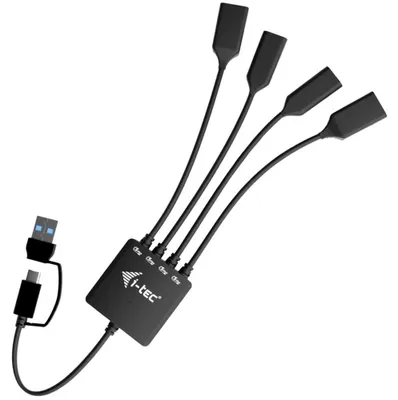 Obrázek produktu pro I-TEC i-tec USB-C/USB-A Cable HUB 4 port (2x USB-C, 2x USB-A)