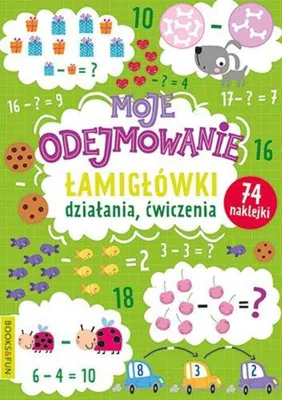 Produktbild von Moje odejmowanie. Łamigłówki, działania, ćwiczenia
