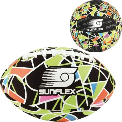 Produktbild von Sunflex Set Ball Größe 3 + Football Color Pro | Beachball Funball Spielball Wasserball Werfen Fangen