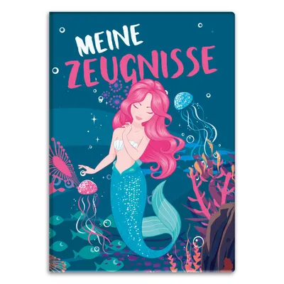 Produktbild von itenga Zeugnismappe Motiv Meerjungfrau DIN A4