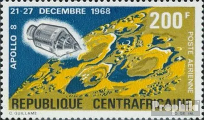 Produktbild von Briefmarken Zentralafrikanische Republik 1969 Mi 195 (kompl.Ausg.) postfrisch 1. bemannte Mondumkreisung Apollo 8