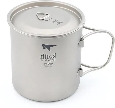 Produktbild von Famanu Faltbecher 600 ml - 300 ml/900 ml Outdoor-Geschirr für Camping und Reisen