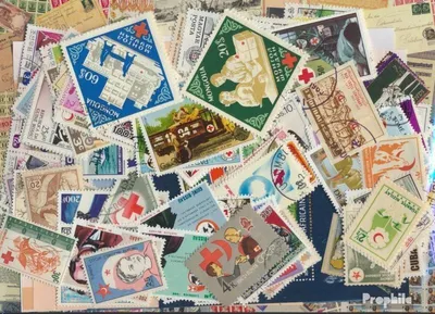 Produktbild von Briefmarken Motive 200 verschiedene Rotkreuz Marken