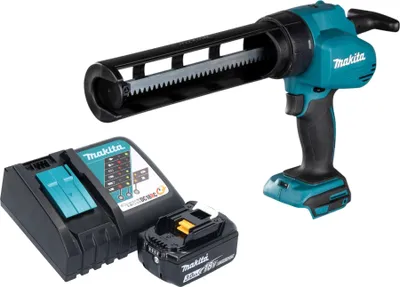 Obrázek produktu pro Akumulátorová pistole na tmelení Makita DCG 180 RF1 18 V + 1x akumulátor 3,0 Ah + nabíječka.
