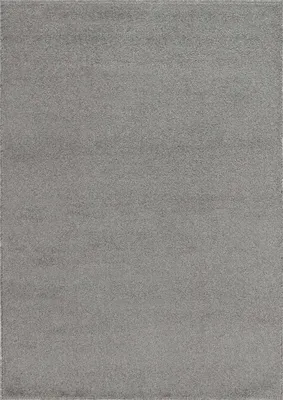 A plain gray rug.