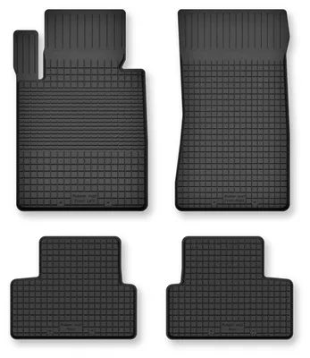 Produktbild von Gummi-Fußmatten für BMW 8 G15 2018-2022 (Coupé) – 4-tlg, Schwarz, Semi-Universal, angepasst – Wielganizator Semi-Universal