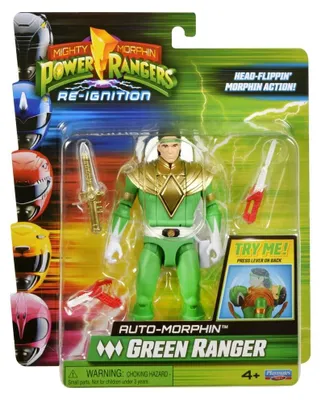 Produktbild von Power Rangers - Grün Ranger, 4 Jahr(e), Grün, Kunststoff