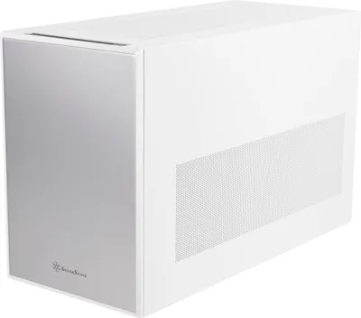 Produktbild von Silverstone SST-SG17W, Cube, PC, Weiß, micro ATX, Mini-DTX, Mini-ITX, Aluminium, Kunststoff, Stahl, Gaming