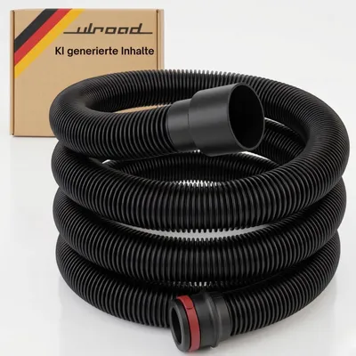 Produktbild von Staubsaugerschlauch 15m passend für Bosch GAS Click and Clean 15 35 55 M AFC GNF 20 35 GOF 130 Nass- und Trockensauger Schlauch Ersatzteil mit Schnell Verbinder