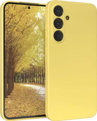 Produktbild von EAZY CASE - TPU Hülle für Samsung Galaxy S25 FE, TPU Case stoßfeste Handyhülle, weiches Cover mit Kameraschutz, Silikonhülle in Gelb