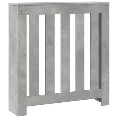 Zdjęcie produktu dla vidaXL Okładzina grzejnika betonowa szara 78x20x82 cm materiał drewnopochodny