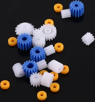Image de 26pcs Plastic Spindle Worm Gear & Sleeve 2MM/2.3MM/3MM/3.17MM/4MM for Aircraft Car Model