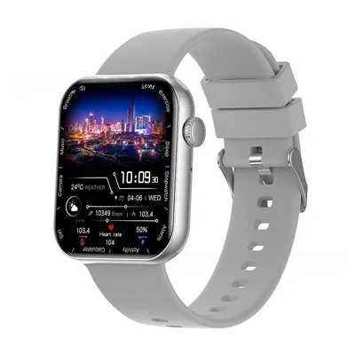 Produktbild von ZELURXX Smartwatch, Bluetooth Anruf, Schlaftracking, Herzfrequenz, Sportmodi, IP67 Wasserdicht, Musiksteuerung, Android iOS, Silber