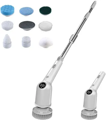 Obrázek produktu pro Elektrický rotační čistič podlah s kartáčem do koupelny