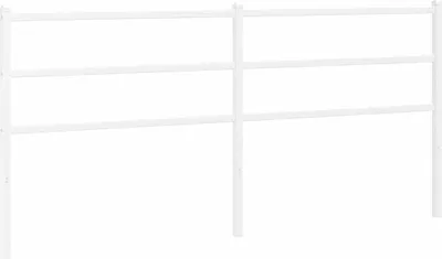Produktbild von vidaXL Ersatz-Kopfteil Metall Weiß 193 cm