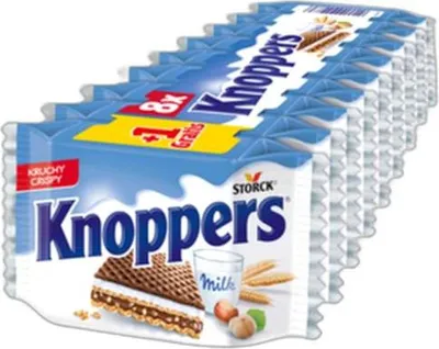Imagen del producto de Wafer Knoppers con sabor a leche y avellana, 25 g + 1 gratis