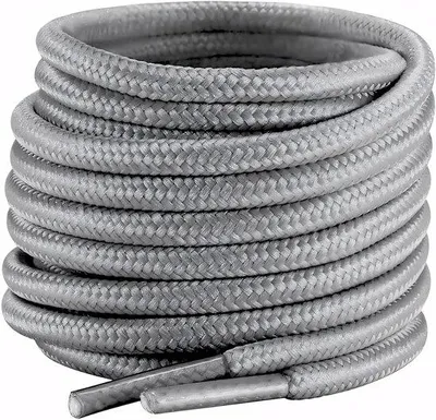 Productafbeelding van The Kicks Don® Veters Rond 4mm - 80CM - Grijs