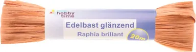 Produktbild von Edelbast Viskose glänzend hellbraun 20 m