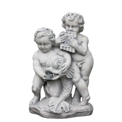 Produktbild von Schöner Wasserspeier aus Steinguss Neu Frostfest Witterungsbeständig PO-1539