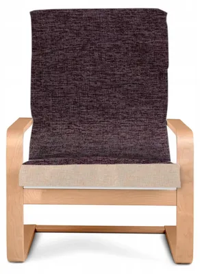 Produktbild von Stilex Sessel Überwurf 50x150 cm Polyester Lila mit Beige