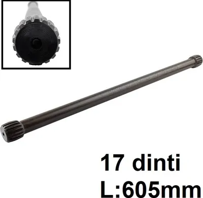 Immagine prodotto di Albero cardanico PTO per impianto ribaltabile camion Scania GRS GRSO 605mm 17 denti | 15265905605