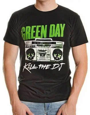 Produktbild von Green Day Kill the DJ (Back Print) Black XL T-Shirt