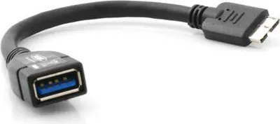 Produktbild von System-S Micro USB 3.0 OTG Host Adapter Kabel (USB A Host zu Micro-B Stecker) 10 cm