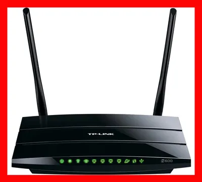 Produktbild von TP-Link WDR3500 N600 Drahtlos Router, Dualband 2.4/5GHz, 600 MBit/s, USB 2.0, 4x LAN, 2 Antennen, Schwarz, MIMO, QoS, 226.1 x 139.7 x 33 mm