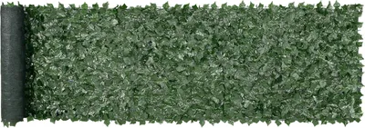 Produktbild von VEVOR Sichtschutzzaun 990x4010mm künstlicher grüner Sichtschutz Efeuzaun mit Netzgeweberückseite und verstärkter Verbindung, künstliche Hecken mit Weinblättern als Dekoration für Garten Hof Balkon