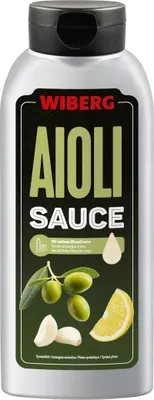 Produktbild von Wiberg Aioli Sauce Knoblauchsauce intensive Würze Packung 730g