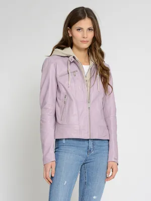 Produktbild von Maze Lederjacke Mico Damen violet breeze L