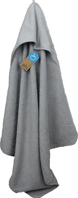 Produktbild von A&R 731.50 | PRINT-Me® Baby Hooded Towel Kapuzenhandtuch - 75 x 75 cm - Farbe: Light Grey/Light Grey/Light Grey - Größe: 75 x 75 cm