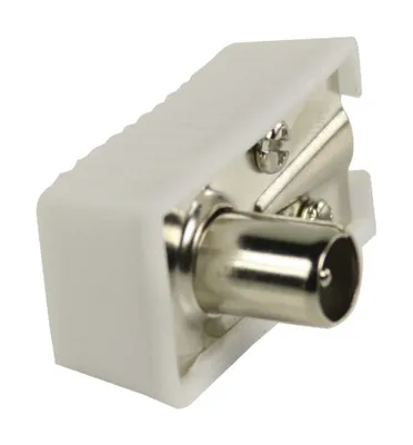 Immagine prodotto di Valueline Vlsp40900W Connettori coassiali angolati maschio coassiale bianco