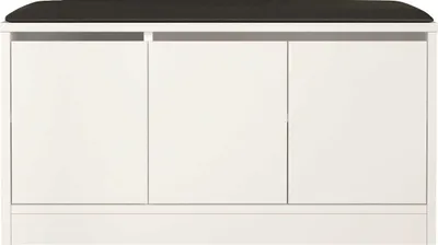 Image de Skye Decor, MR2- MR2 LCS, Blanc, Armoires à chaussures, 45,8x89,6x35,5 cm, 100% panneau de particules mélaminé