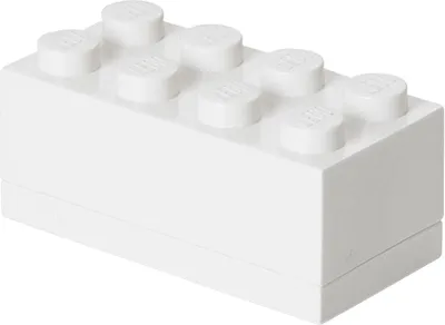 Zdjęcie produktu dla LEGO 40121735 LEGO Snackbox MINI BOX 8, 110 ml, weiß