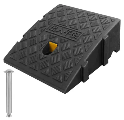 Immagine prodotto di Rampa carrabile - Plastica - Portatile - Antiscivolo - 25 x 27 x 11 cm - Nero