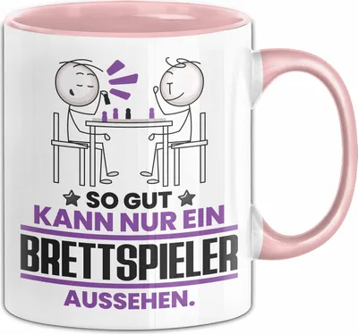 Produktbild von Brettspieler Geschenk Tasse So Gut Kann Nur Ein Brettspieler Aussehen Geschenkidee Kaffee-Becher (Rosa)
