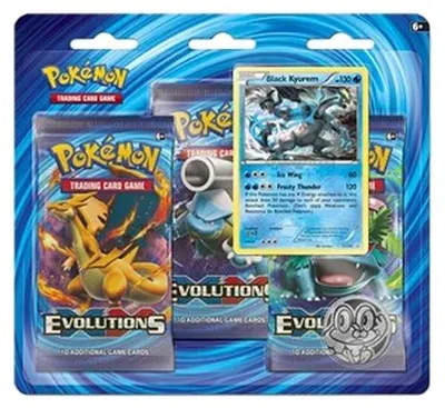 Produktbild von Pokemon Evolutions: Black Kyurem 3-Pack Blister