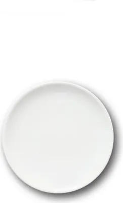 Image de Petite assiette porcelaine blanche - D 17 cm - Siviglia